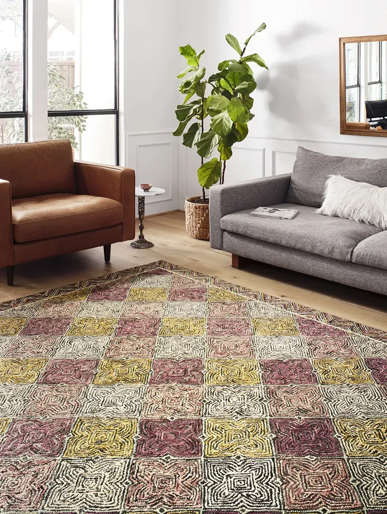 Spectrum SPE03 Charcoal/Multi 8'6" x 12' Rug