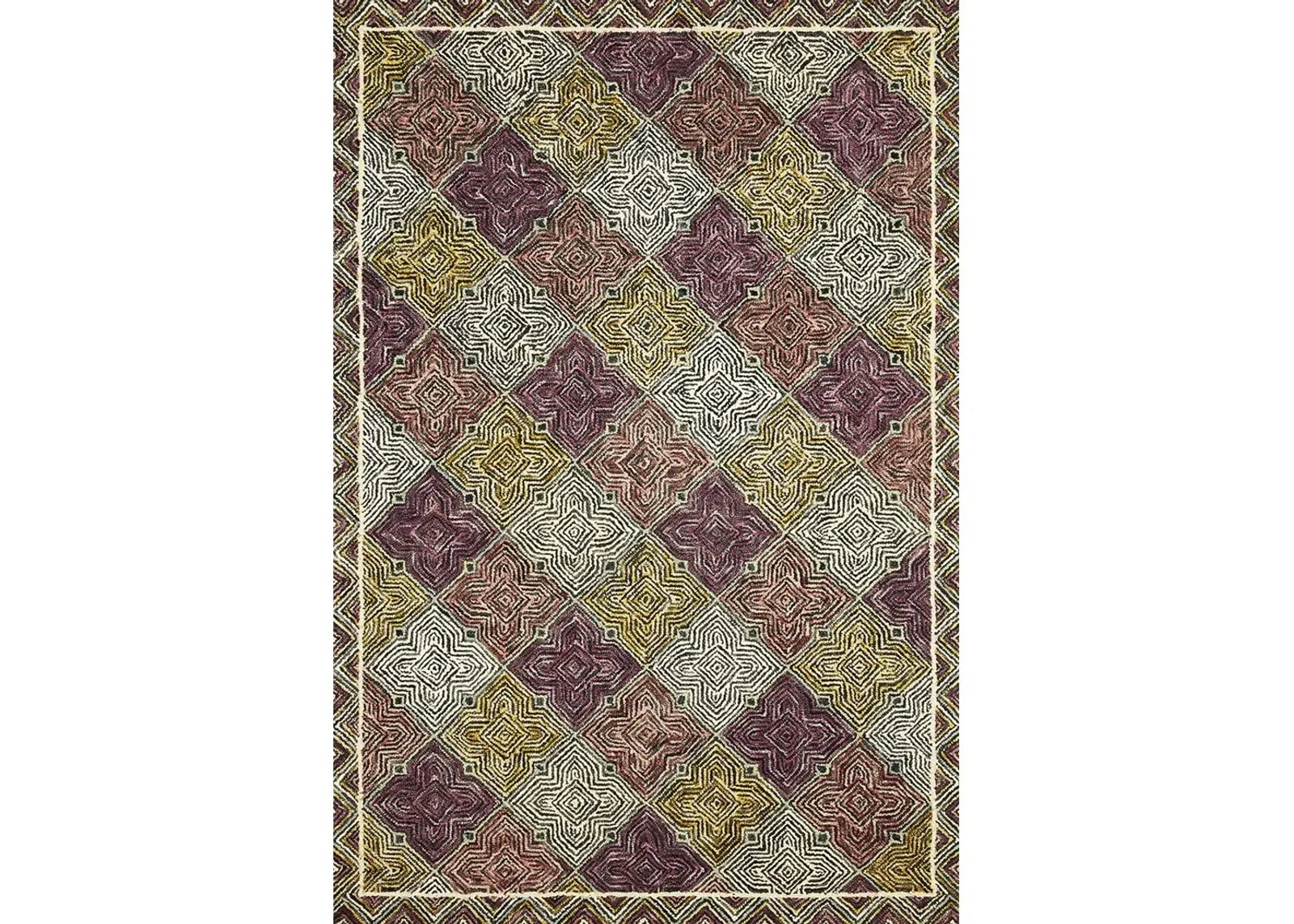 Spectrum SPE03 Charcoal/Multi 8'6" x 12' Rug