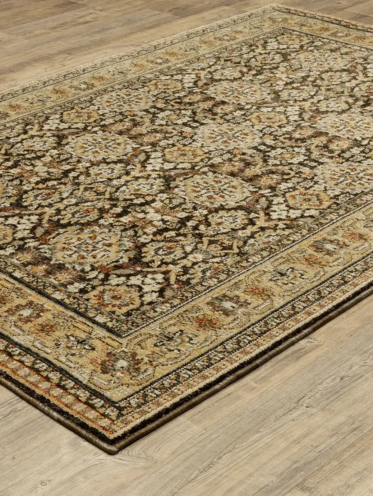 Andorra 5'3" x 7'3" Brown Rug