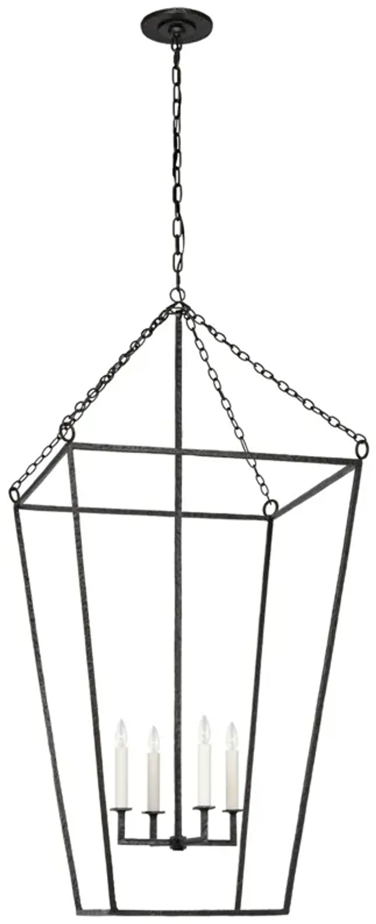 Malloy 23" Open Frame Forged Lantern