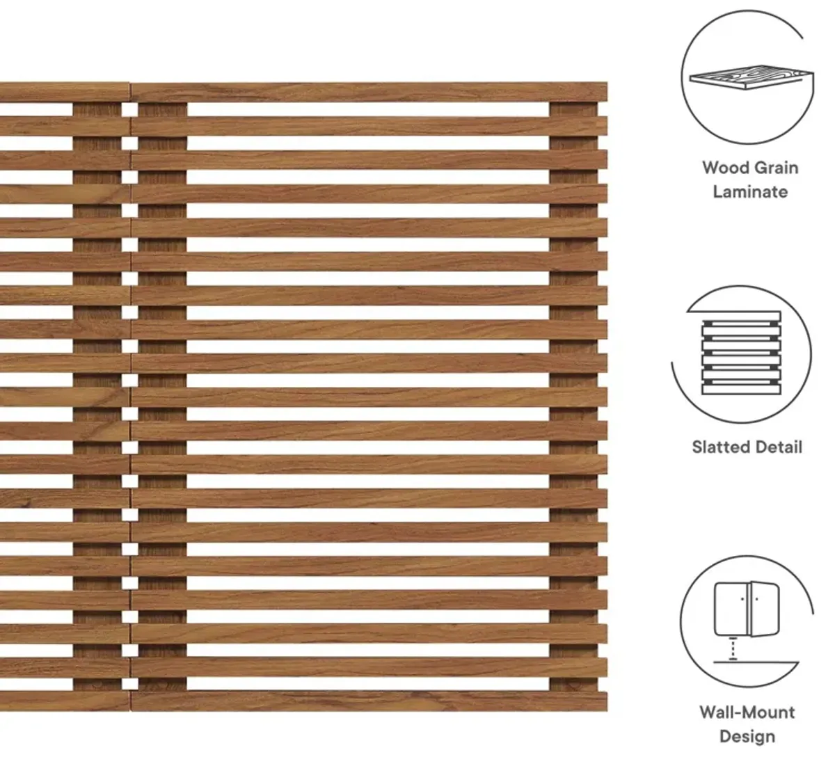 Modway - Render Wall Mount Queen Headboard