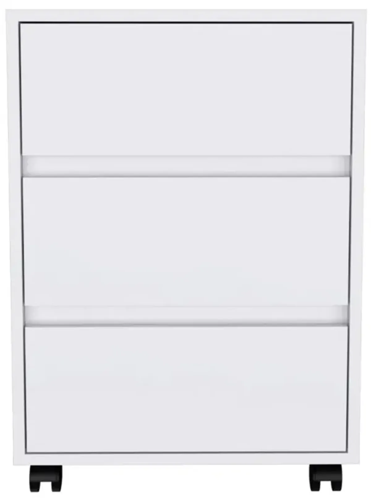 Three Drawers Filing Cabinet Bang, Office, White