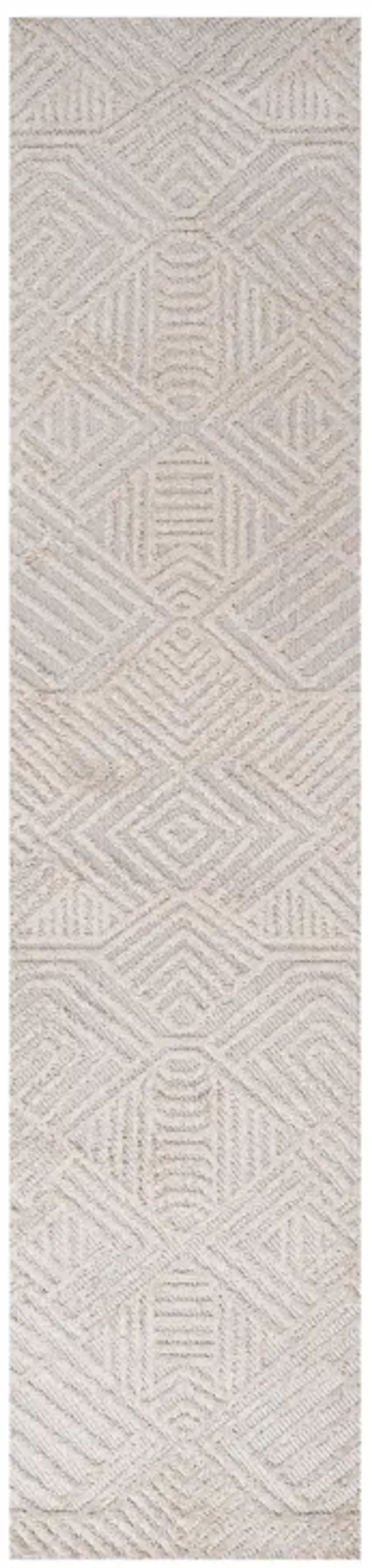Jordan High-Low Pile Art Deco Geometric Indoor/Outdoor Area Rug