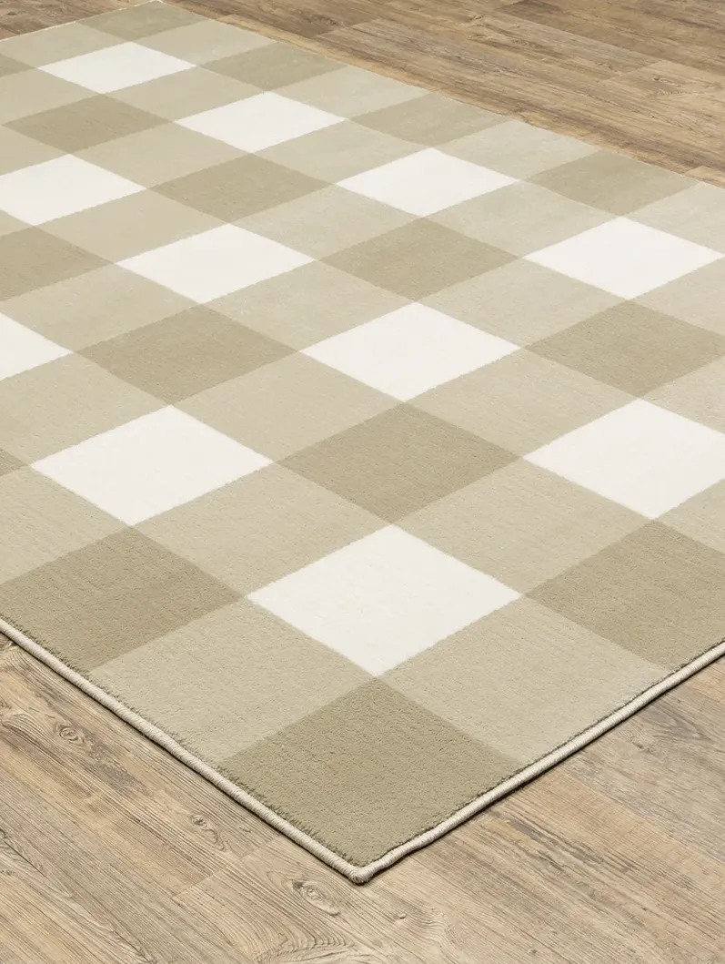 Georgia 9'10" x 12'10" Beige Rug