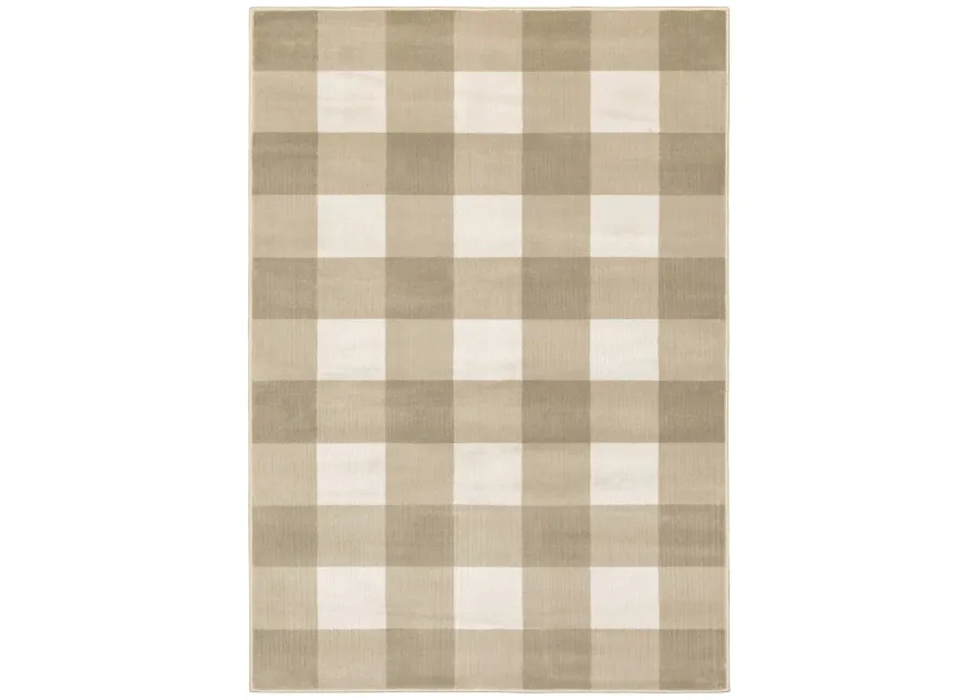 Georgia 9'10" x 12'10" Beige Rug