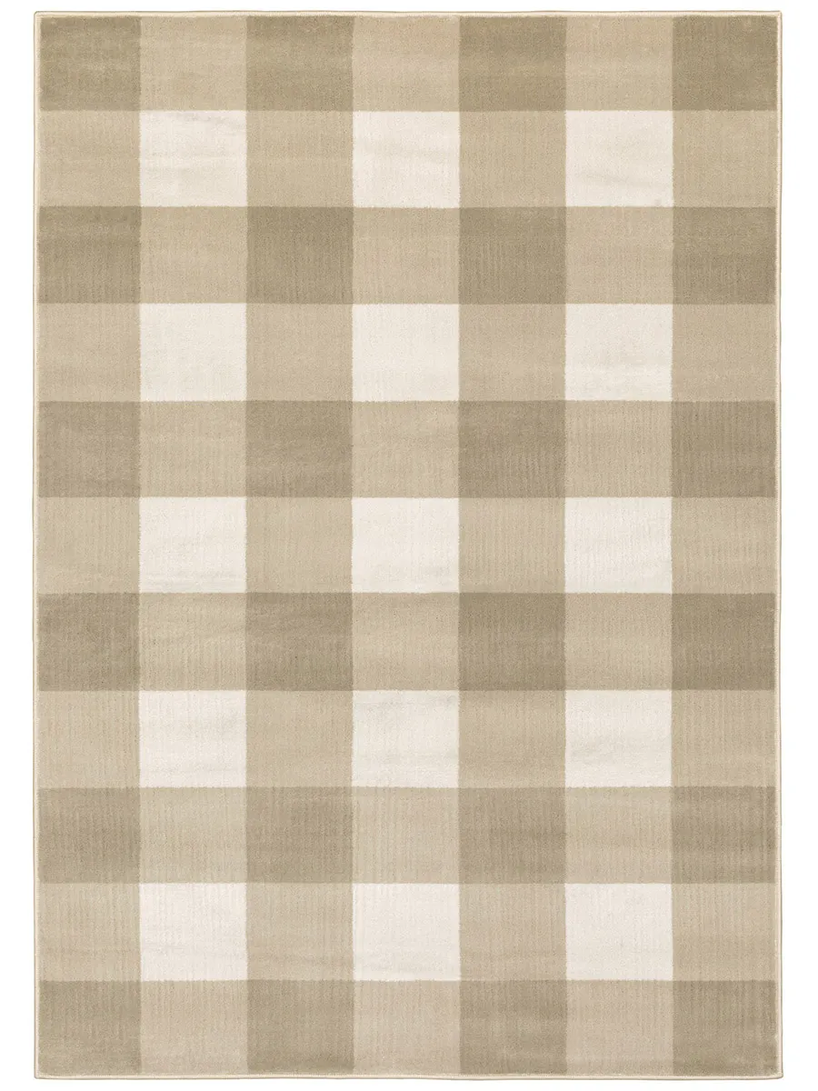 Georgia 9'10" x 12'10" Beige Rug