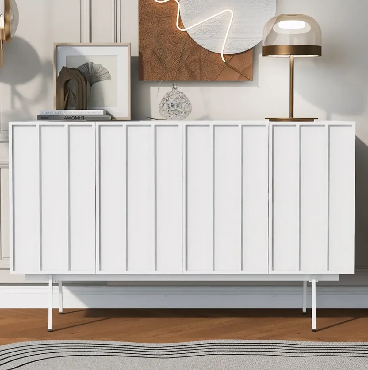 Merax Modern Sideboard Buffet Storage Cabinet