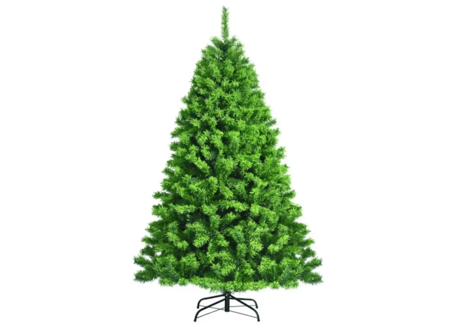 Snow Flocked Artificial Christmas Tree with Metal Stand