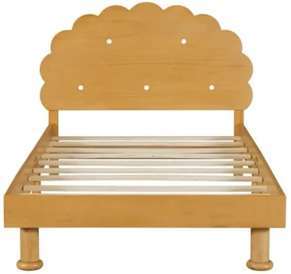 Kids Cookie-Shaped Bed Frame, Fun and Cozy Bed for Boys & Girls' Bedrooms