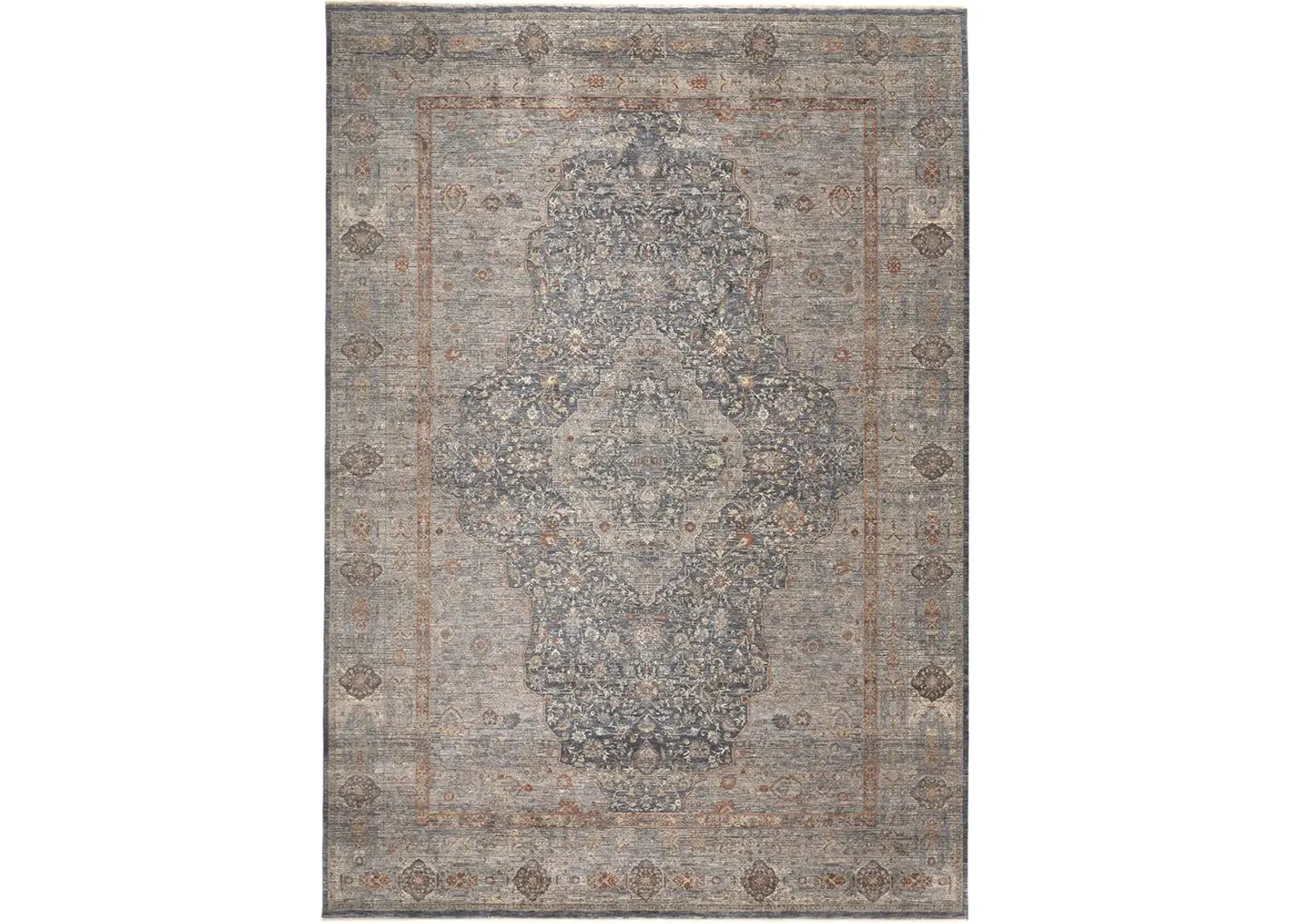 Marquette 3778F Gray/Blue/Red 2'8" x 10' Rug