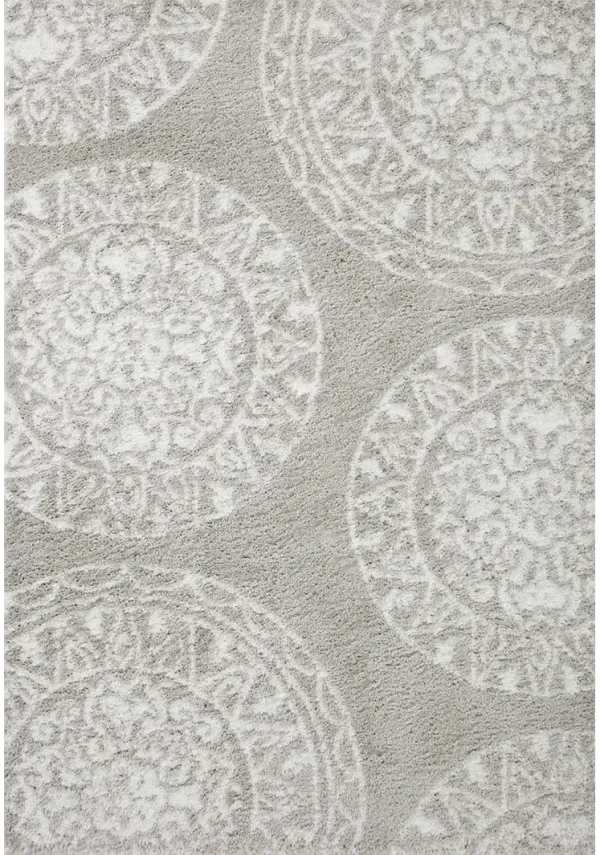 Bliss Grey/White 9'3" x 13' Rug