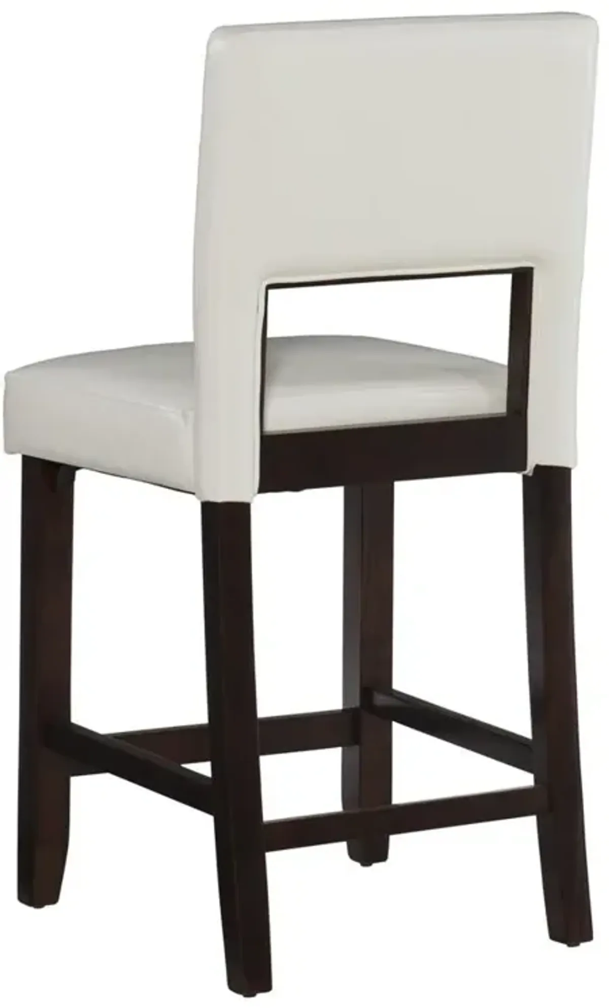 Linon Vega Counter Stool White 24