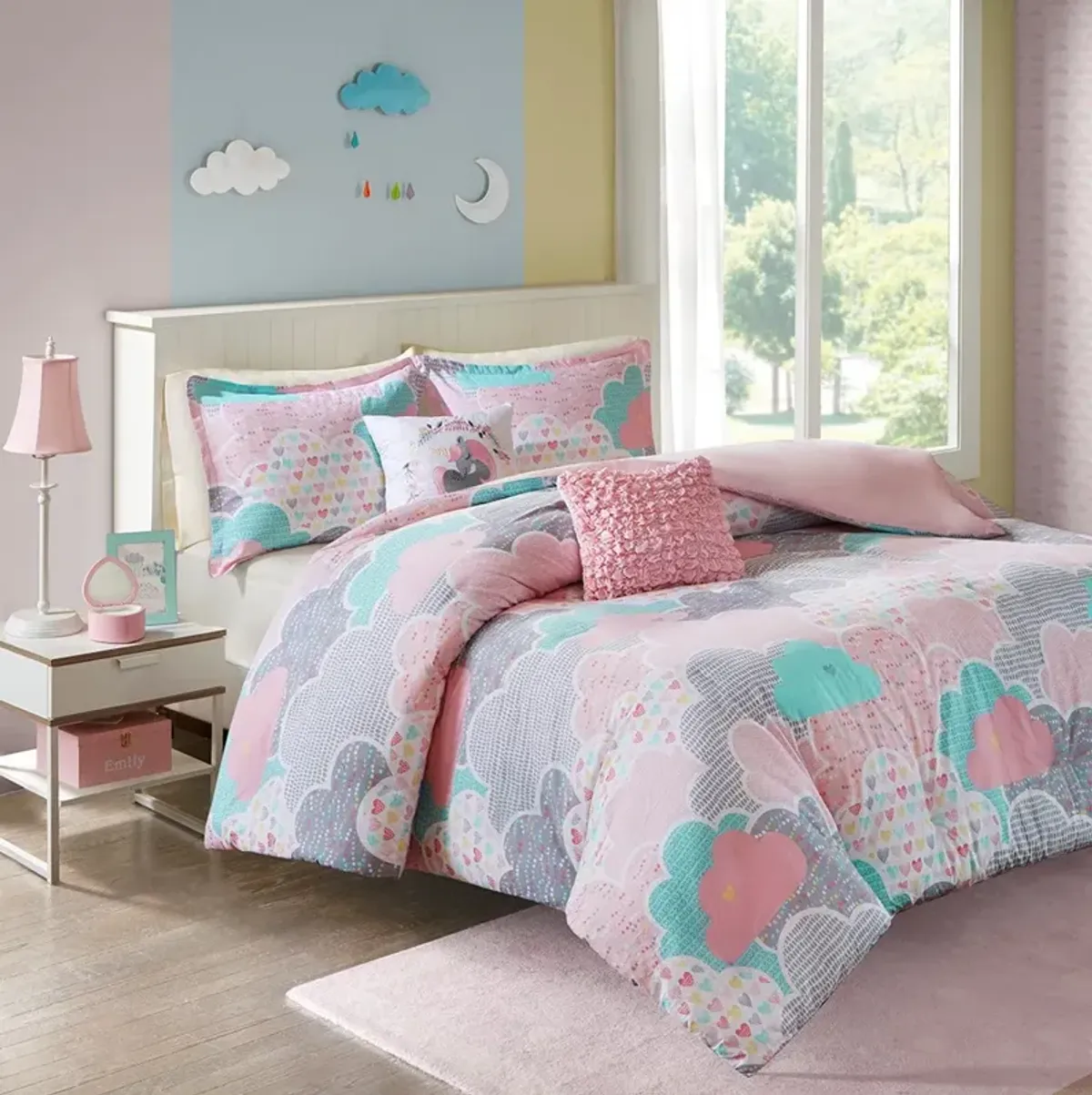 Gracie Mills Eowyn Cotton Printed Duvet Cover Set