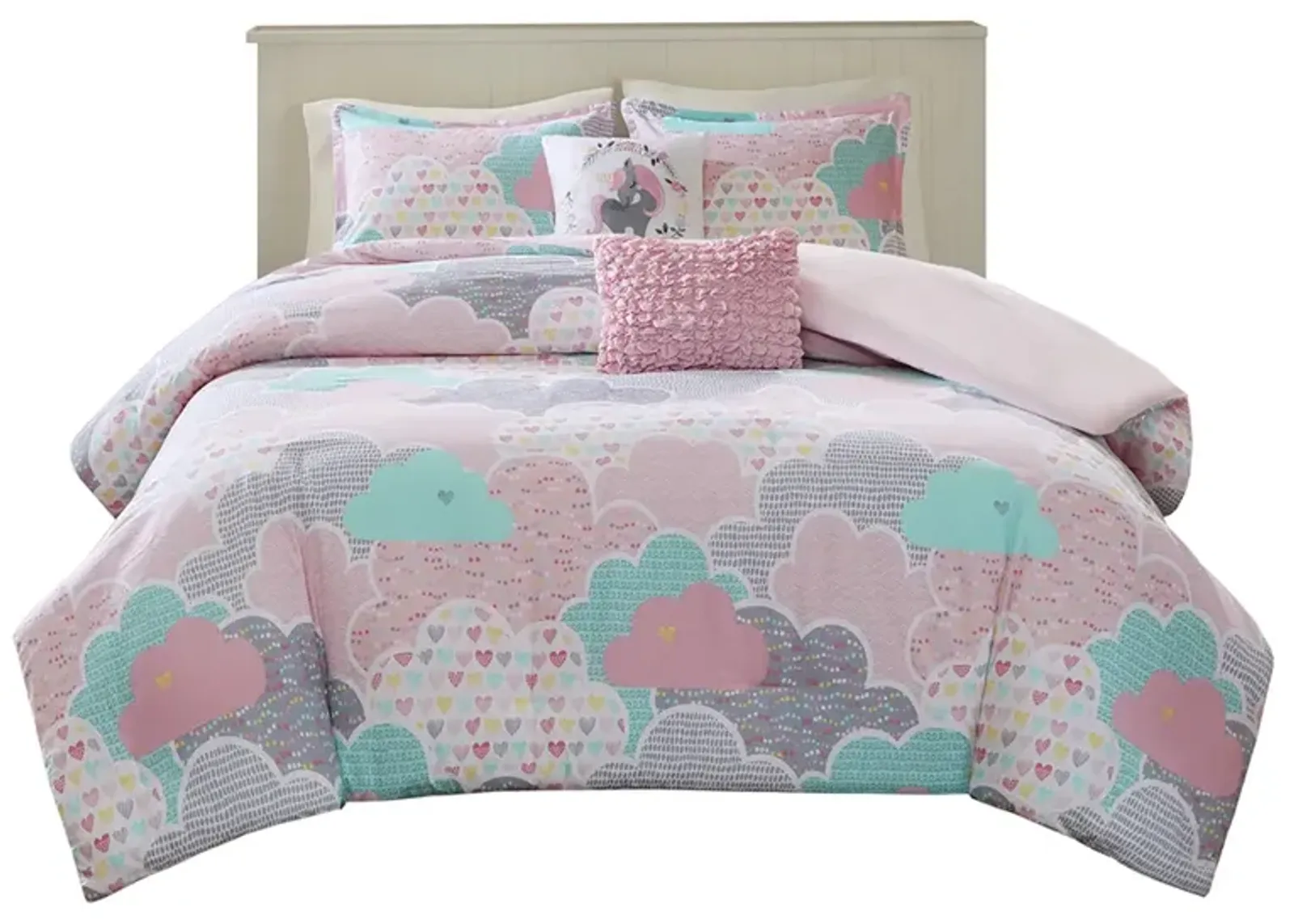 Gracie Mills Eowyn Cotton Printed Duvet Cover Set