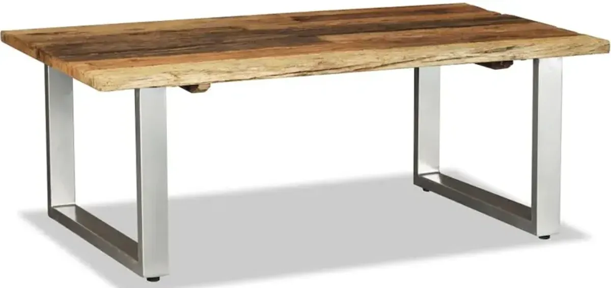 vidaXL Coffee Table Solid Reclaimed Wood