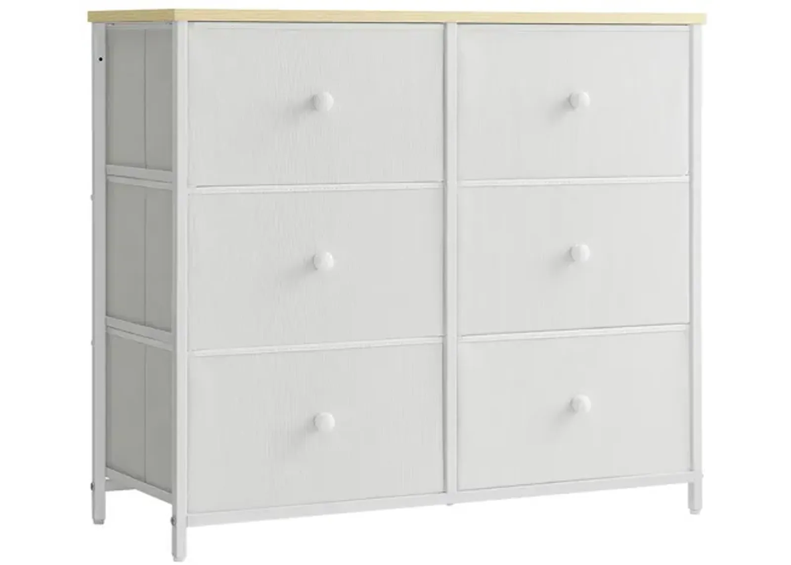 Closet Fabric Dresser with Metal Frame