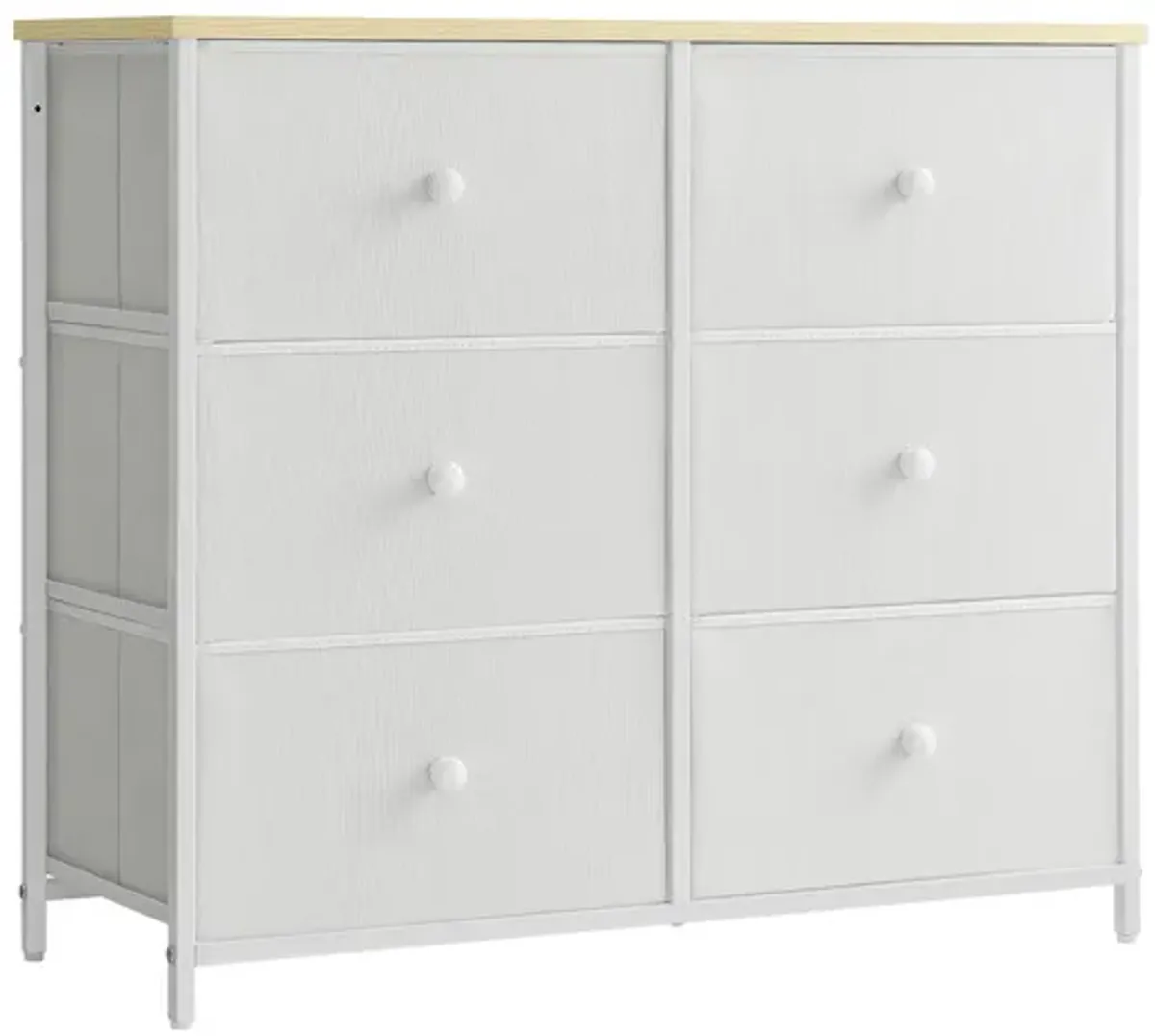 Closet Fabric Dresser with Metal Frame