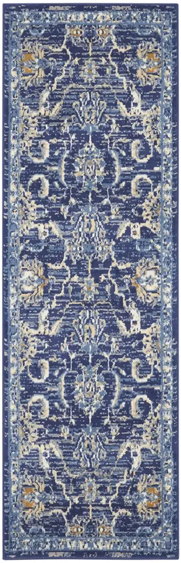 Grafix GRF24 Navy 2' x 6' Rug