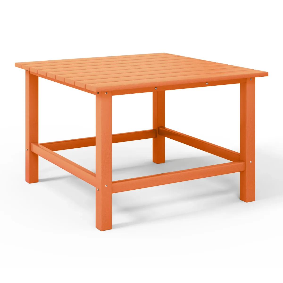 WestinTrends Kids Outdoor Patio Furniture HDPE Square Dining Table