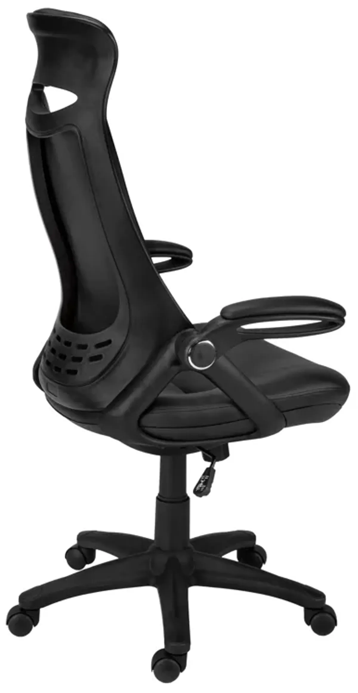 Monarch Specialties I 7276 Office Chair, Adjustable Height, Swivel, Ergonomic, Armrests, Computer Desk, Work, Metal, Fabric, Black, Contemporary, Modern