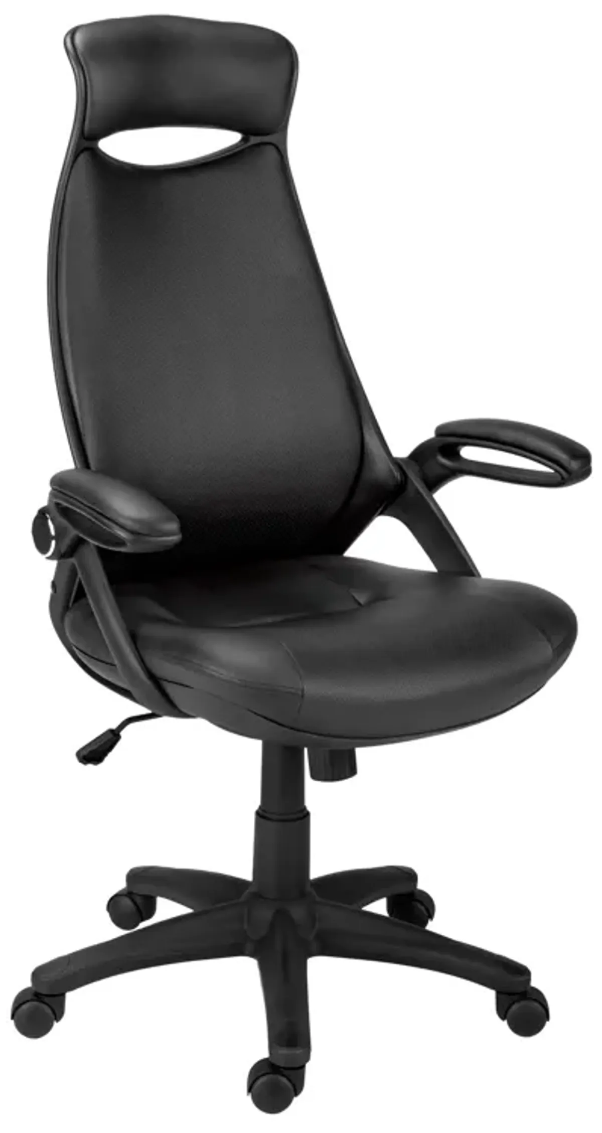 Monarch Specialties I 7276 Office Chair, Adjustable Height, Swivel, Ergonomic, Armrests, Computer Desk, Work, Metal, Fabric, Black, Contemporary, Modern