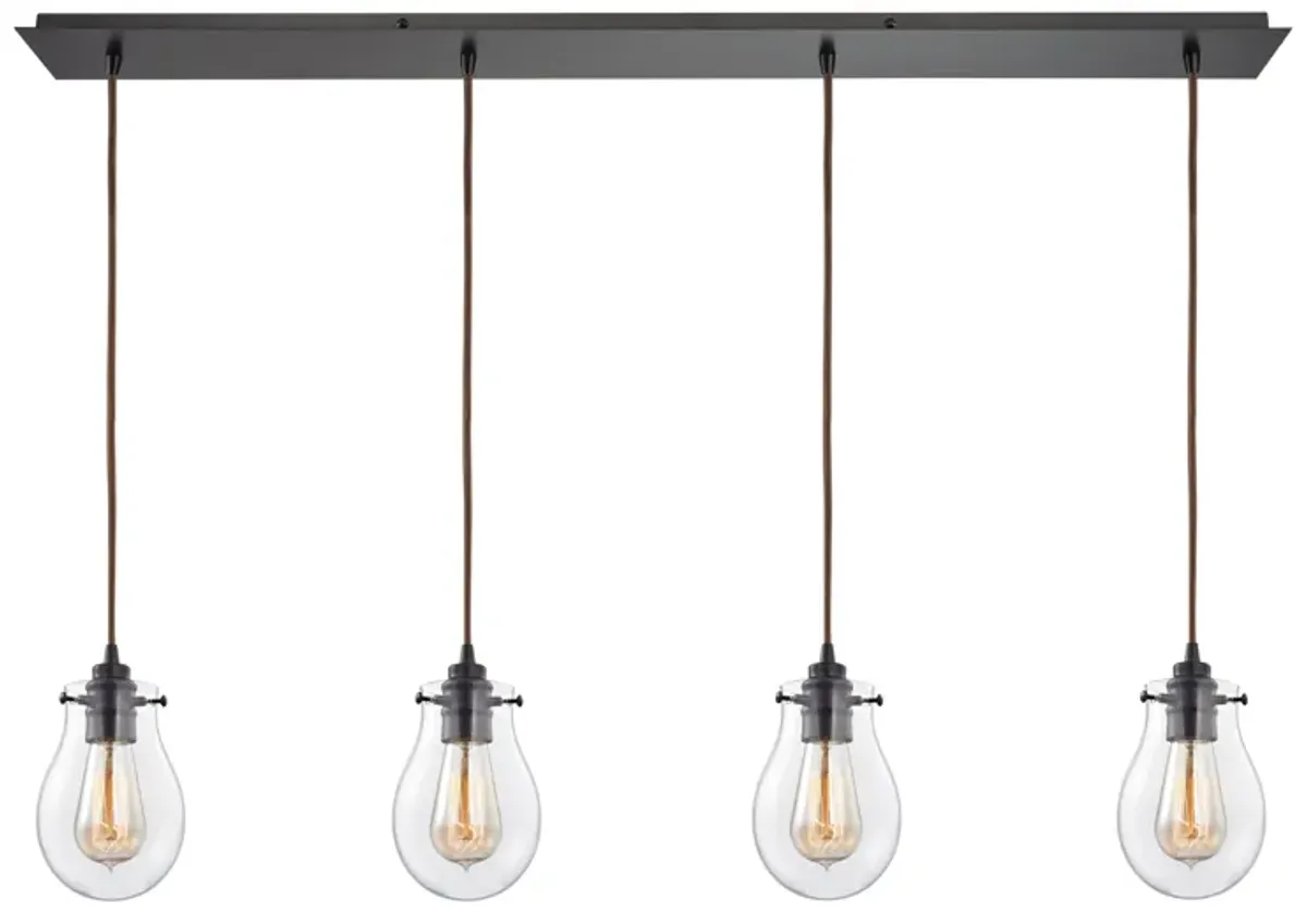 Jaelyn Mini 4-Light Linear Pendant
