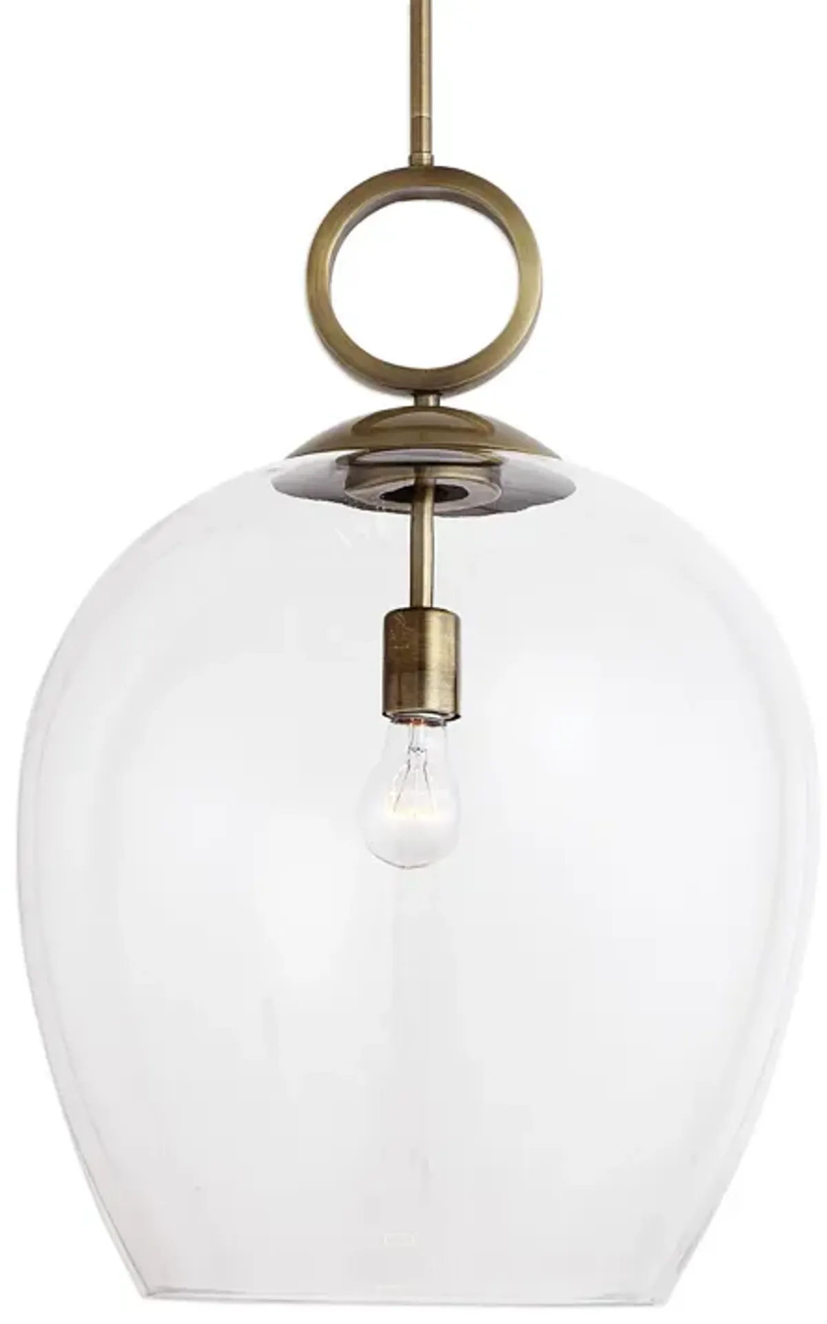 Uttermost Calix Large Blown Glass 1 Light Pendant