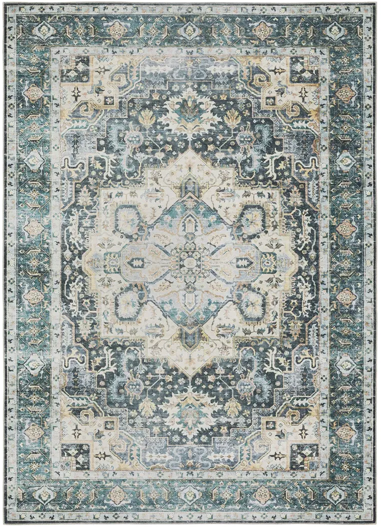 Charleston 2' x 3' Blue Rug