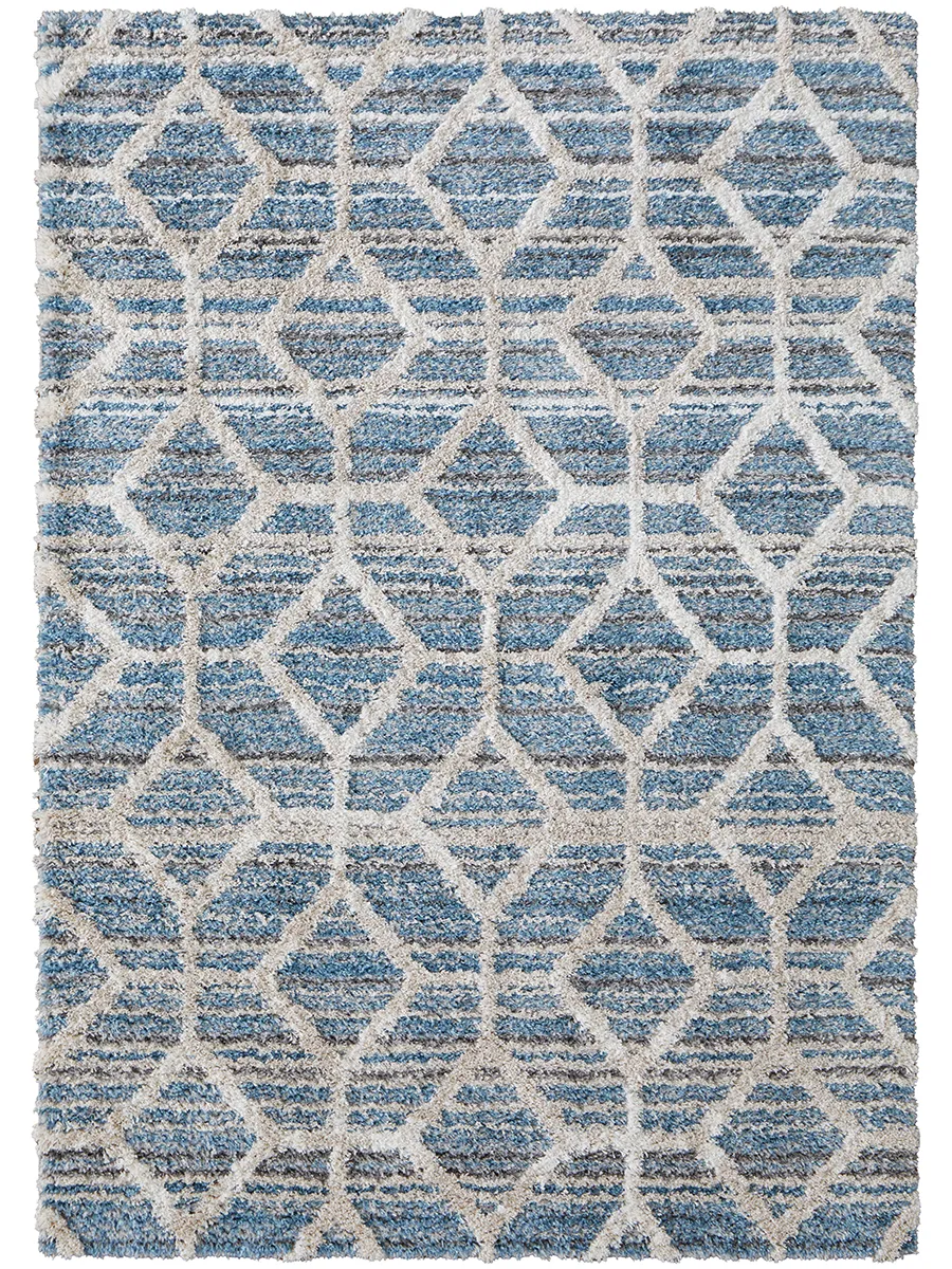 Mynka 39ICF Blue/Ivory 9' x 12' Rug