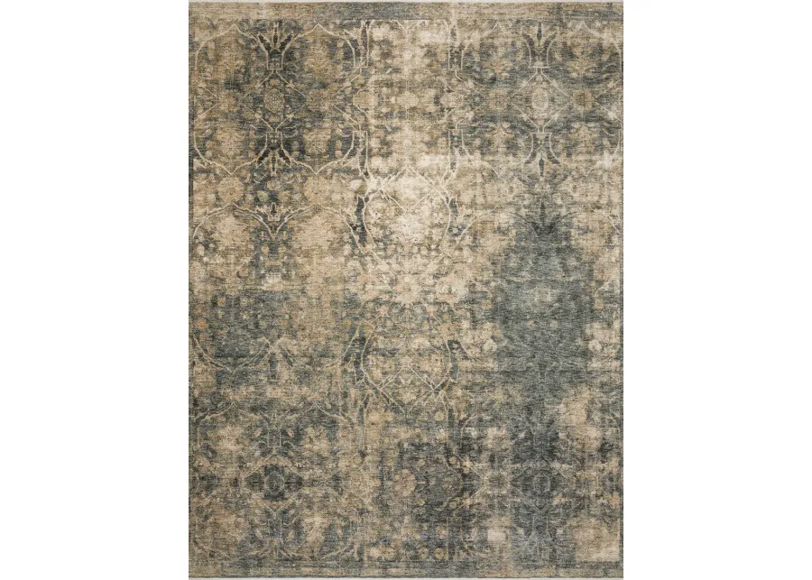 Kennedy Lagoon/Sand 11'6" x 15'6" Rug by Magnolia Home by Joanna Gaines