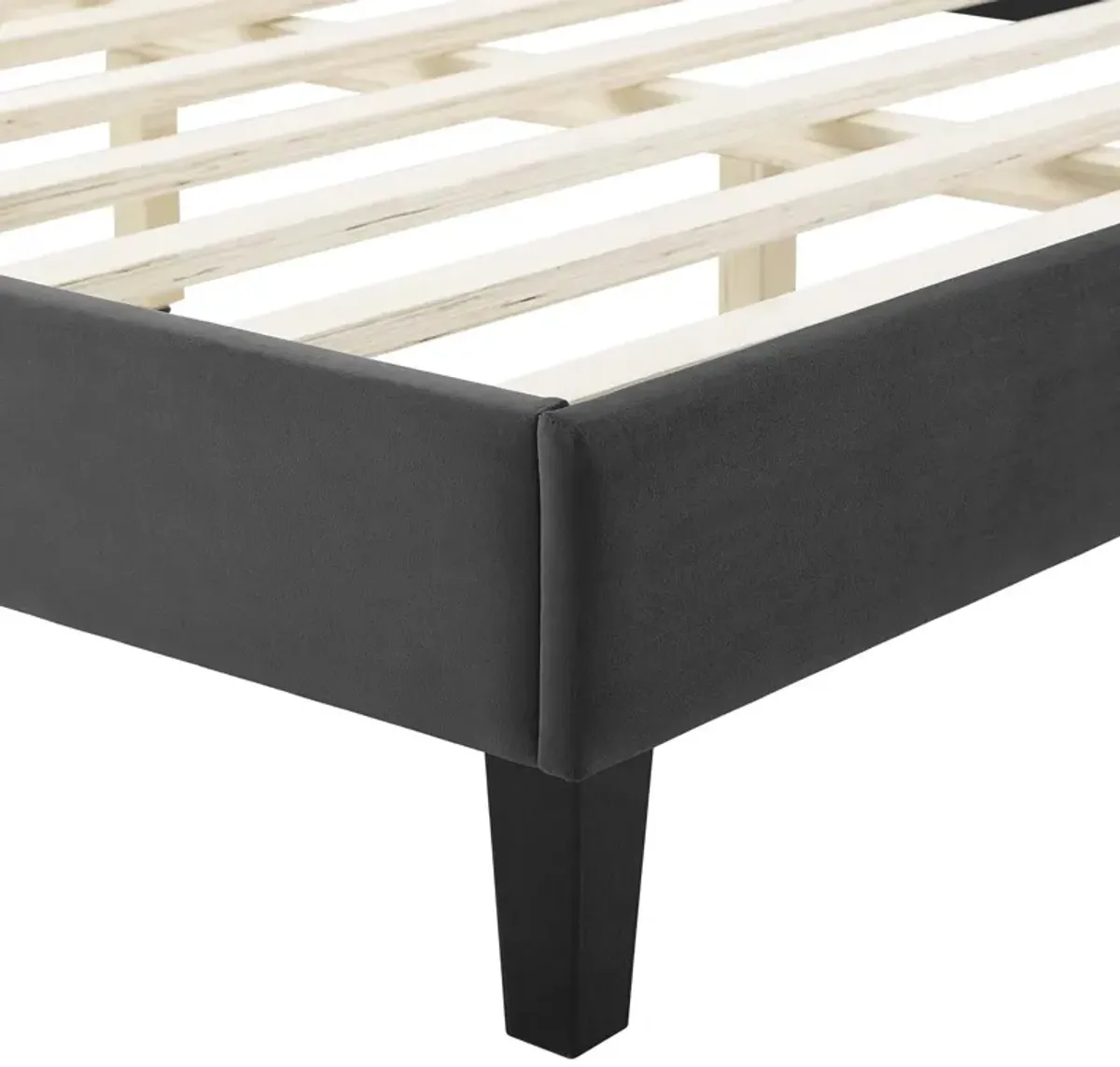 Modway - Juniper Channel Tufted Performance Velvet Full Platform Bed