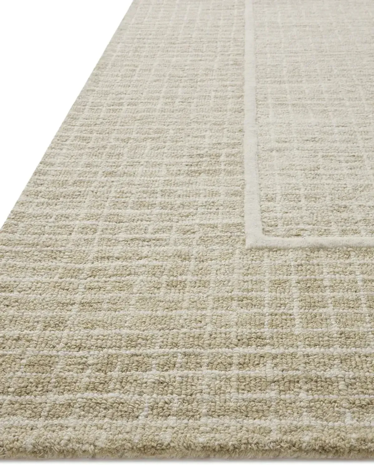 Briggs BRG-01 Wheat / Ivory 2''6" x 9''9" Rug by Chris Loves Julia