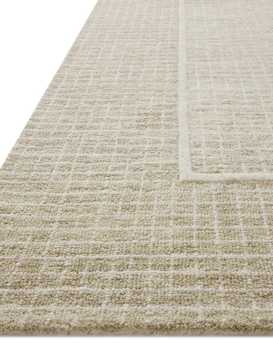 Briggs BRG-01 Wheat / Ivory 2''6" x 9''9" Rug by Chris Loves Julia