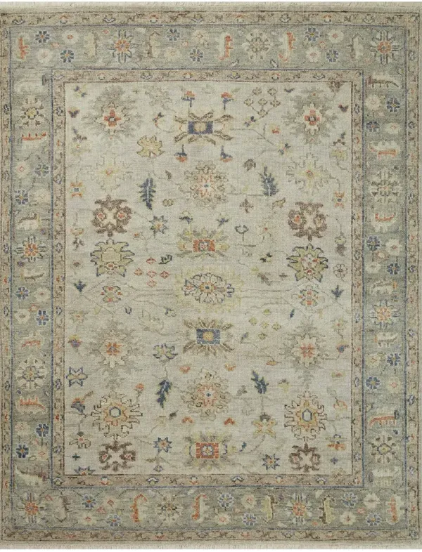 Helena HEL09 Stone/Multi 4' x 6' Rug