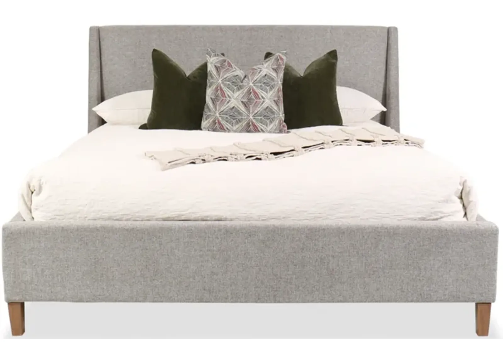 Lindon Queen Upholstered Island Bed