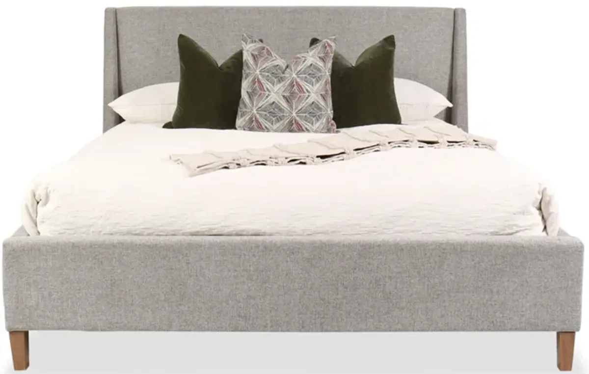 Lindon Queen Upholstered Island Bed