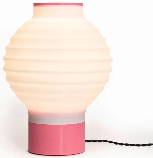 Asian Lantern Vintage Traditional Plant-Based PLA 3D Printed Dimmable LED Table Lamp