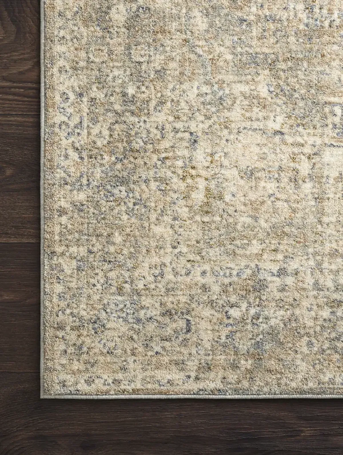 Revere REV08 Granite/Blue 5' x 8' Rug