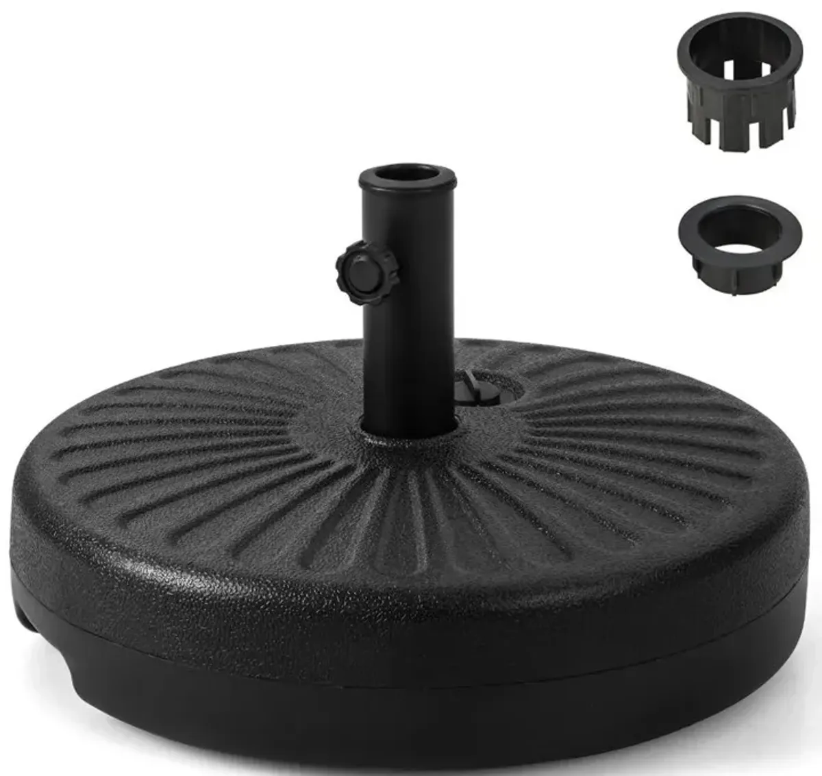 20 Inch Fillable Heavy-Duty Round Umbrella Base Stand