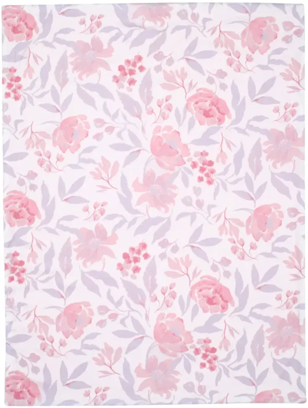 Bedtime Originals Lavender Floral Pink/Purple Soft Fleece Baby Blanket