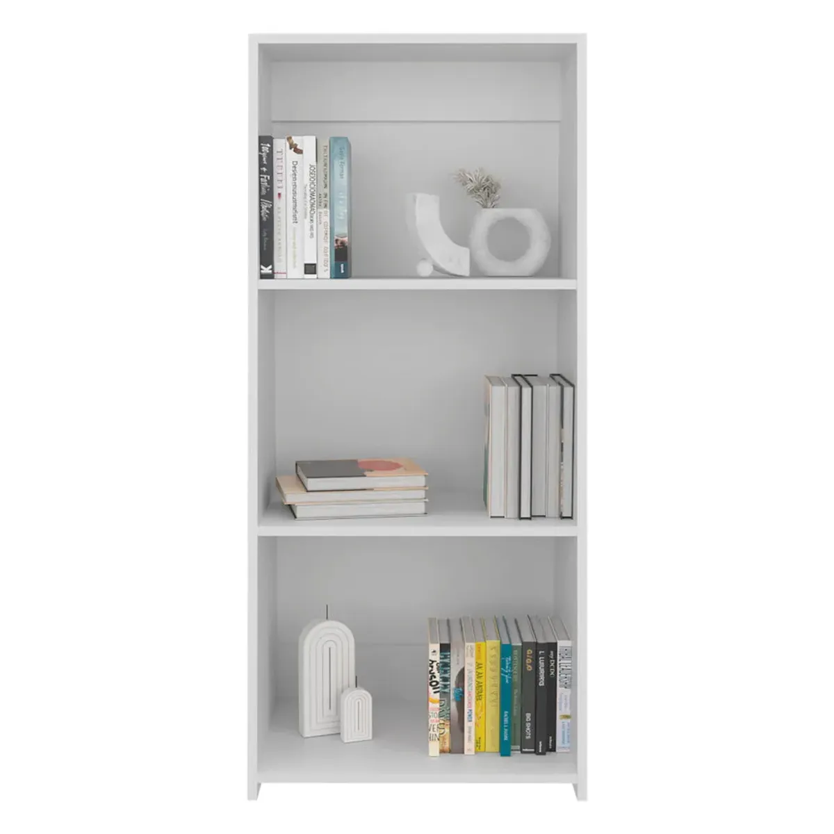 Bookcase Piney, Office, White