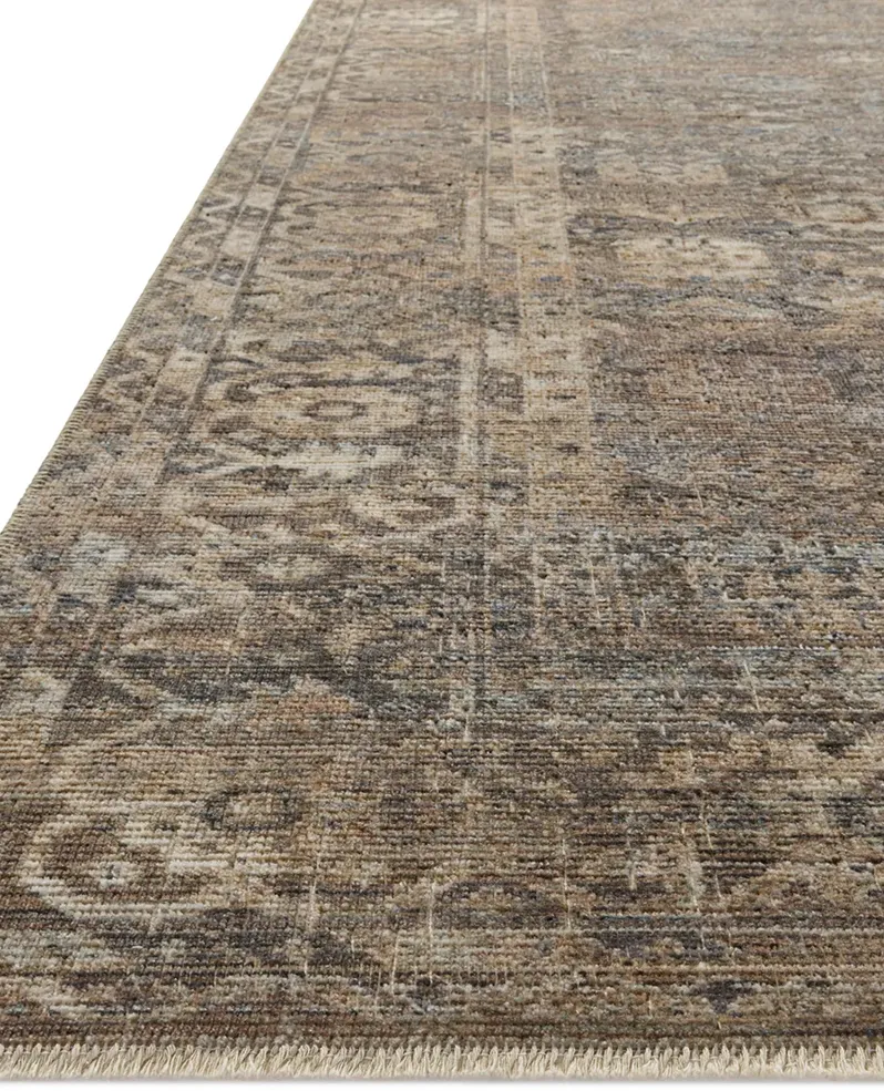 Heritage HER-07 Mocha / Denim 4''0" x 10''0" Rug by Patent Pending