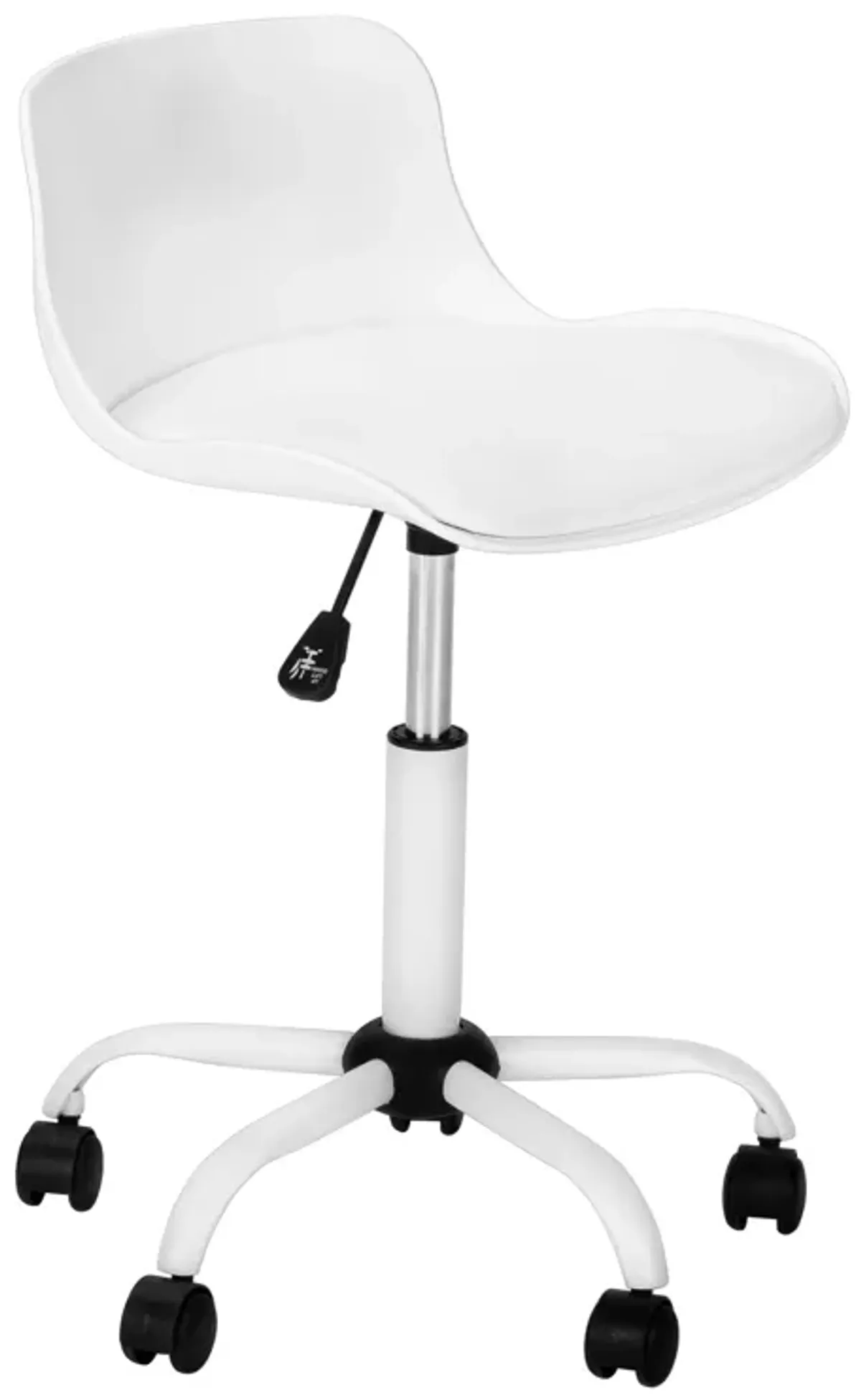 Monarch Specialties I 7463 Office Chair, Adjustable Height, Swivel, Ergonomic, Computer Desk, Work, Juvenile, Metal, Pu Leather Look, White, Contemporary, Modern