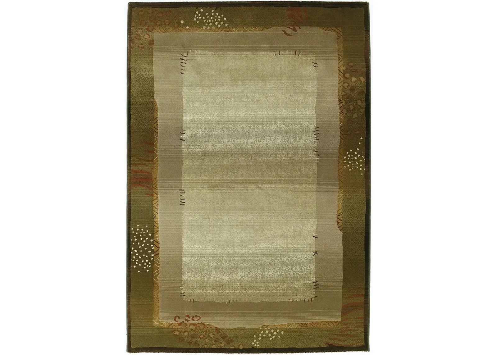 Generations 2'7" x 9'1" Grn Rug