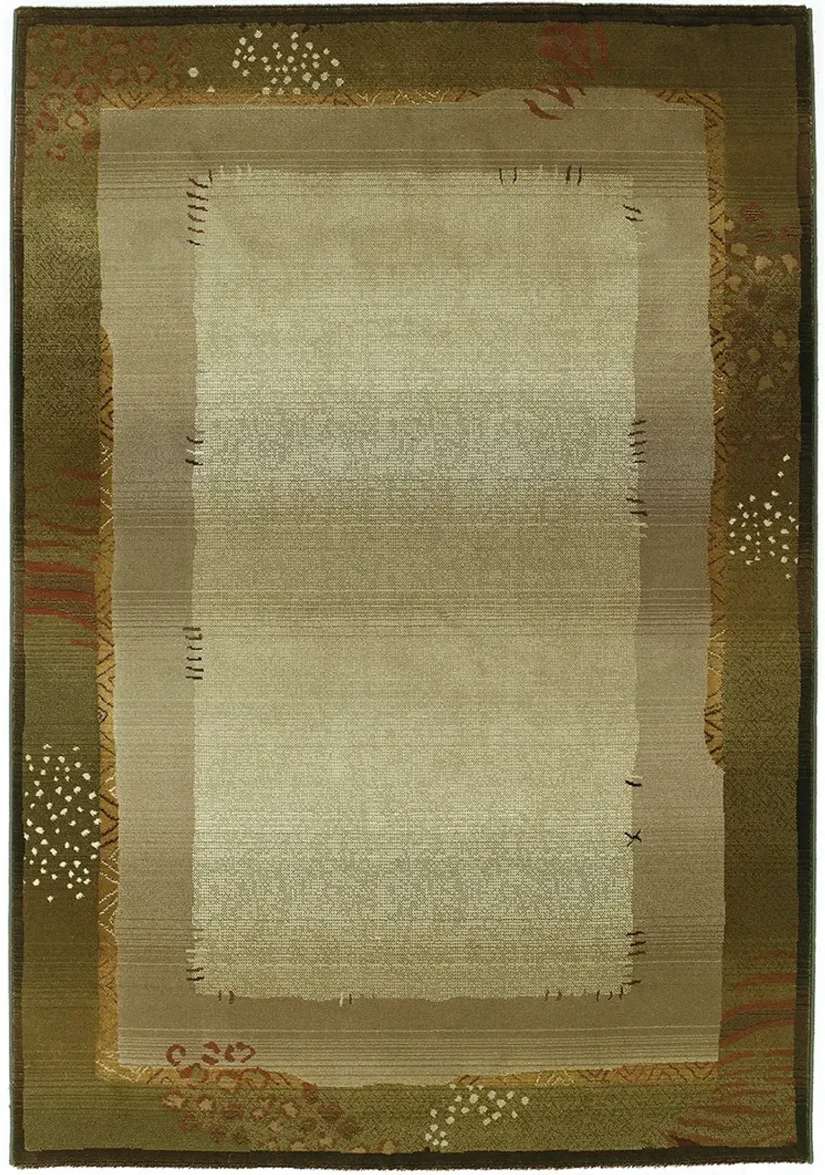 Generations 2'7" x 9'1" Grn Rug