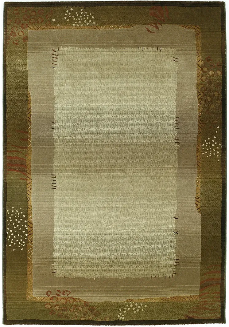 Generations 2'7" x 9'1" Grn Rug