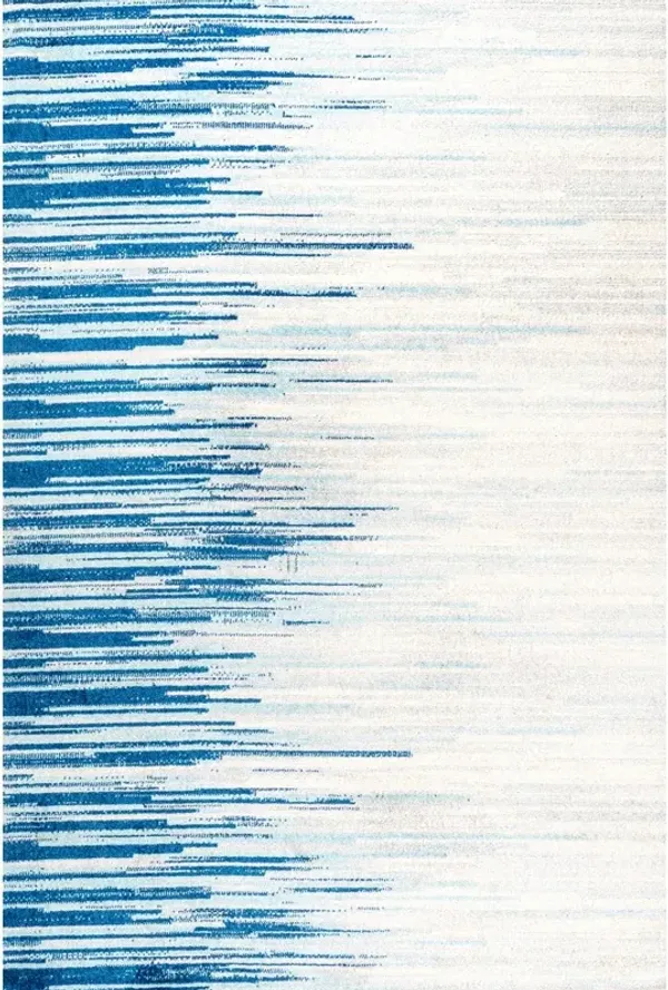 Linear Modern Half Stripe Area Rug