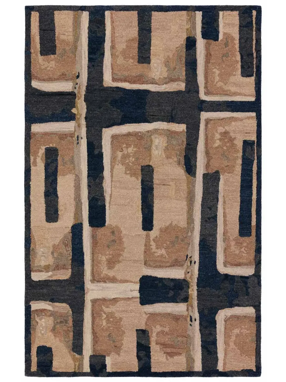 Honeycomb By Zoebios Balsa Tan/Taupe 8' x 10' Rug