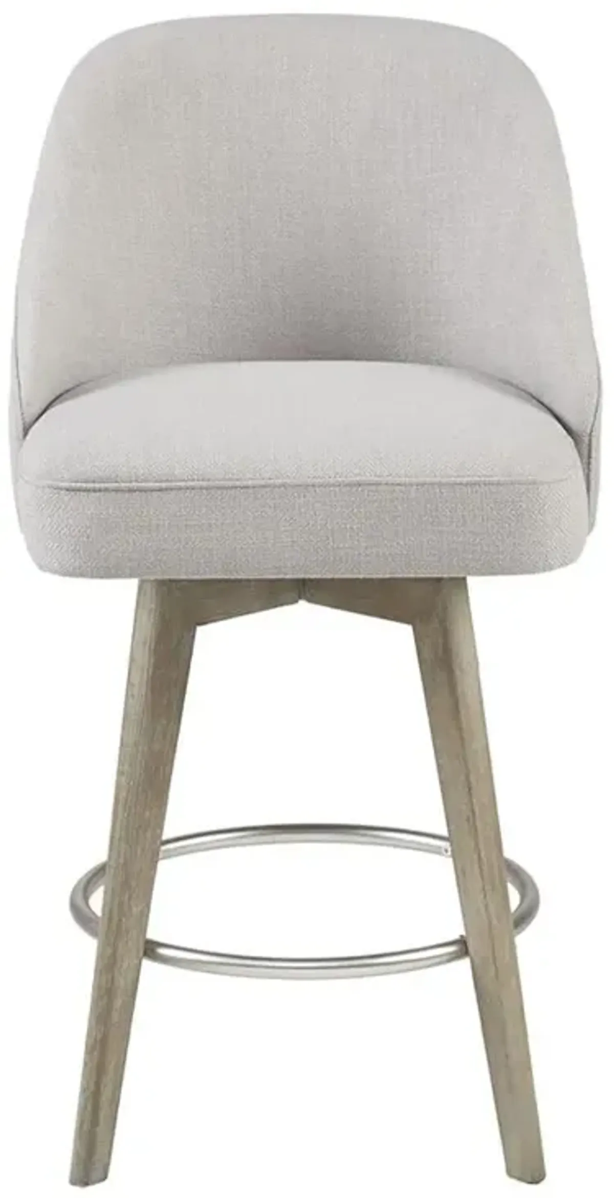 Belen Kox Reclaimed Grey Swivel Counter Stool, Belen Kox