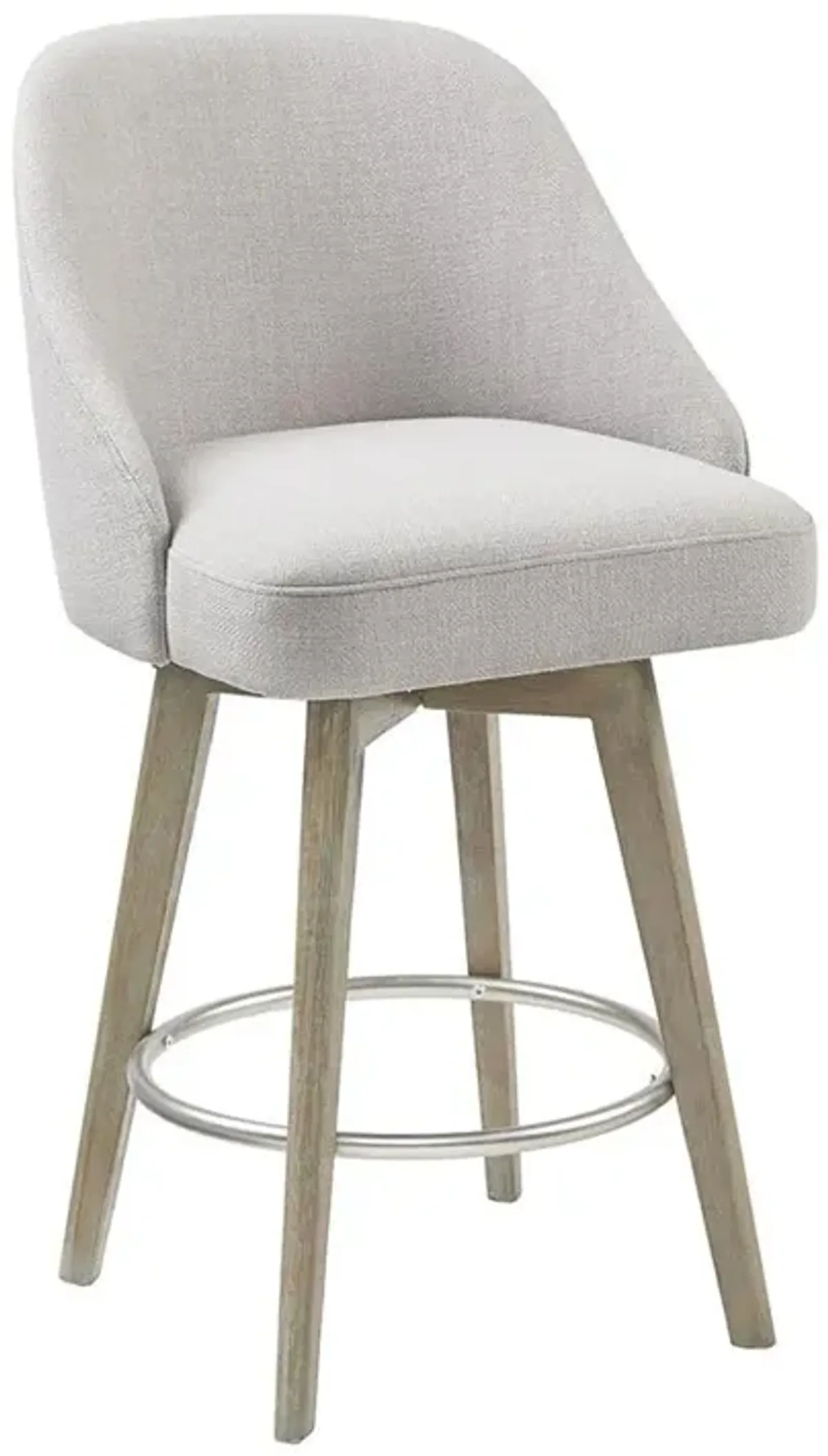 Belen Kox Reclaimed Grey Swivel Counter Stool, Belen Kox